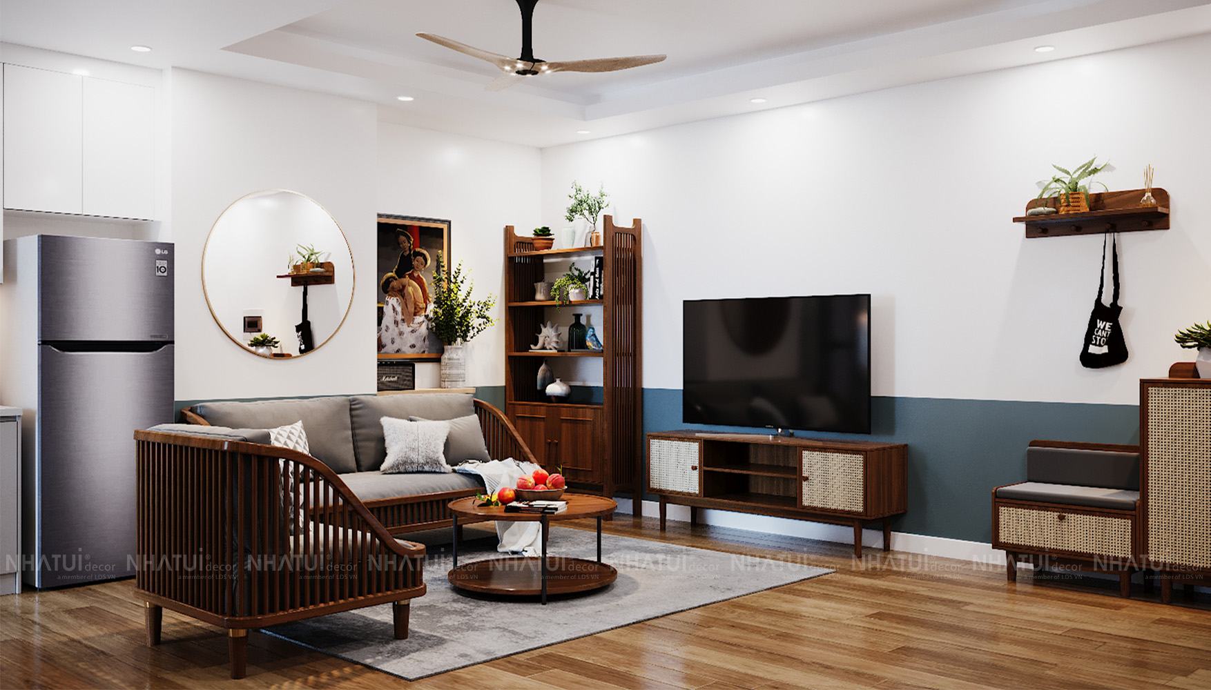 [ THIẾT KẾ & THI CÔNG NỘI THẤT] CĂN HỘ ANH QUYỀN - RIVER PARK - HN